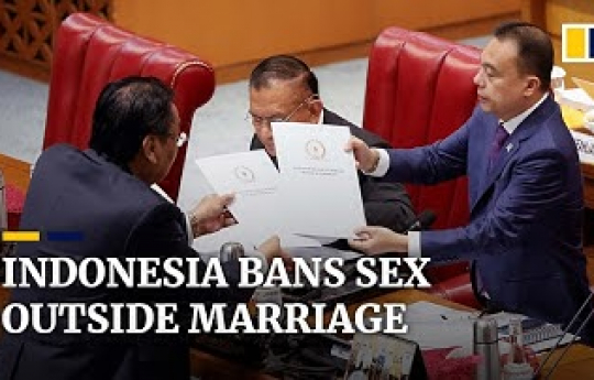 Indonesia passes law banning premarital and extramarital sex