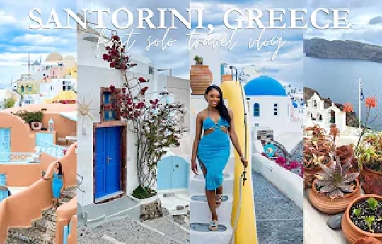 TRAVEL VLOG: I TOOK A SOLO TRIP TO GREECE! | SANTORINI + ATHENS
