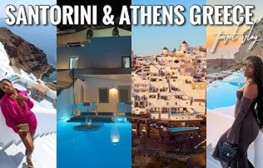 SANTORINI & ATHENS | GREECE TRAVEL VLOG