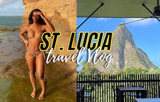 ST.LUCIA TRAVEL VLOG : BACK HOME AFTER 11 YEARS 🇱🇨💛