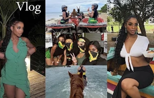VLOG: EPIC GIRLS TRIP TO JAMAICA, WHAT REALLY HAPPENED, HORSE BACKRIDING, ZIPLINING, ATV + MORE