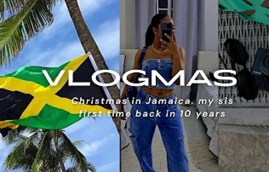 MY SIS BACK TO JAMAICA AFTER 10 YEARS/VLOGMAS/CHRISTMAS DAY IN JAMAICA.