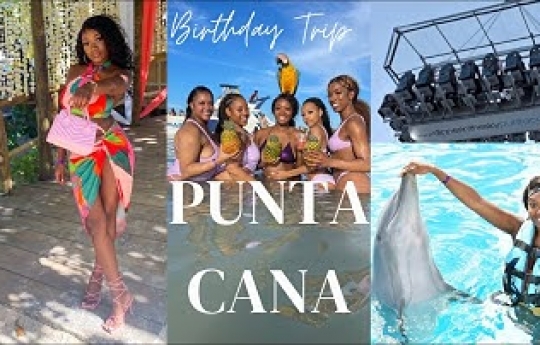 2022 Vlog PUNTA CANA, DR - Birthday Girls Trip | Dinner In The Sky, All Inclusive Resort, Boat Party