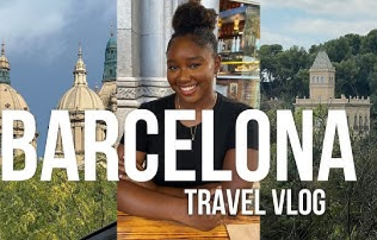 BARCELONA SPAIN TRAVEL VLOG | A BLACK GIRL'S GUIDE TO BARCELONA SPAIN