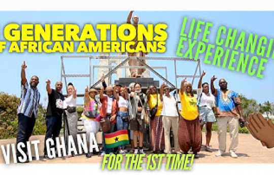 3 Generations of African Americans Visit Ghana For The 1st Time & Are Blown Away By The Experience