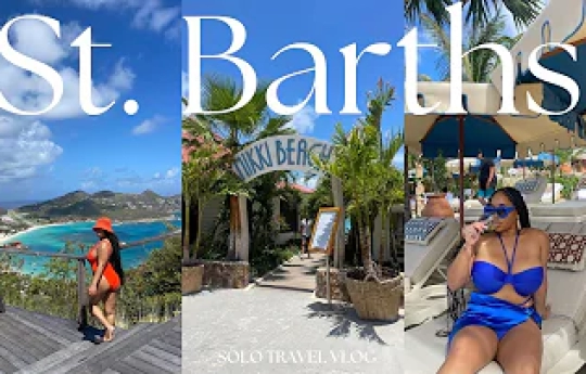 Solo Travel to St. Barths Vlog | Party | Restaurants| Nikki Beach and More