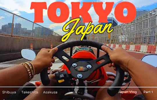 Japan Travel Vlog Pt. 1 🇯🇵 I Exploring Tokyo, Shibuya Crossing, & Go-Karting In The Streets