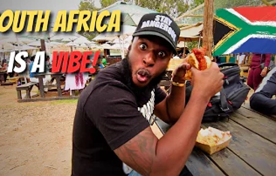 Black Americans Visit Fourways Farmers Market In South Africa