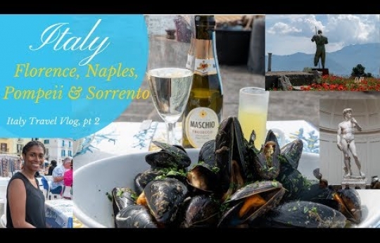 Italy Travel Vlog pt 2: Florence, Naples, Pompeii, Sorrento | The Spirited Traveler