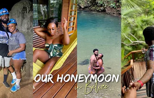 BELIZE VLOG 🇧🇿 | Our Honeymoon, Private Treehouse, St. Herman’s Cave + Blue Hole | ShaniceAlisha .