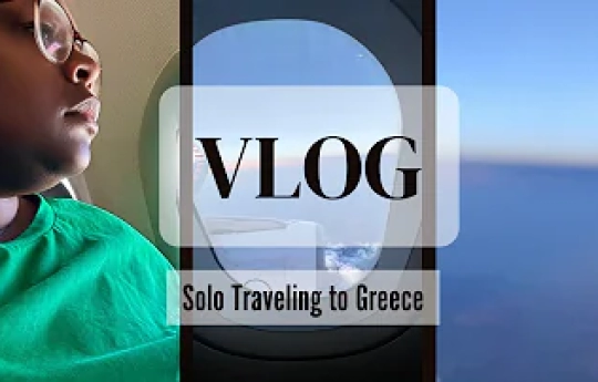 SOLO TRAVEL VLOG Crete, Greece | part one+ +flight delay+wrong hotel, Black, Plus and Abroad