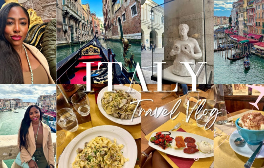 ITALY TRAVEL VLOG 🇮🇹🍝✈️ 4 days with me in VENICE & MILAN | Black Solo Travel | MELANIQUE BABB