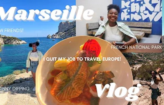 France Travel Vlog | Black Girl Solo Travel | Marseille Vlog